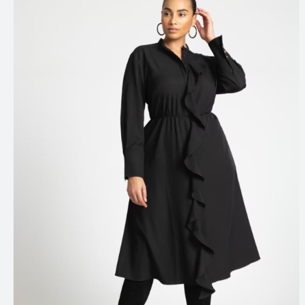 126 Eloquii Cascade Midi Dress NWT Size 20